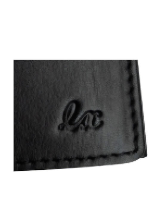 Men's Wallet Cards with RFID and Slide Mechanism Black