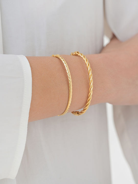 Kritsimis Bracelet Handcuffs made of Gold 14K