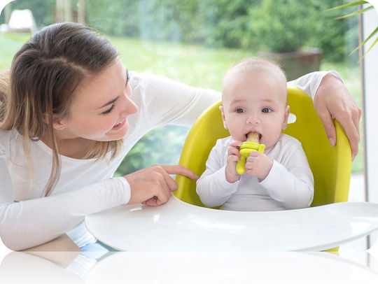 Kidsme Πιπίλα Φαγητού Ροζ από Σιλικόνη