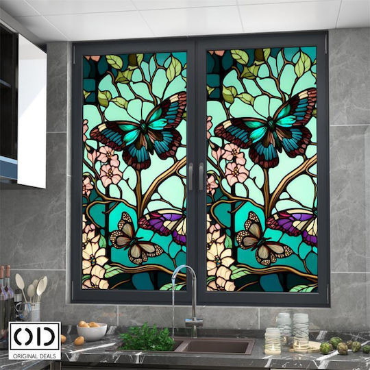 Autocolant Decorativ Sticlă 1buc 100x60buc