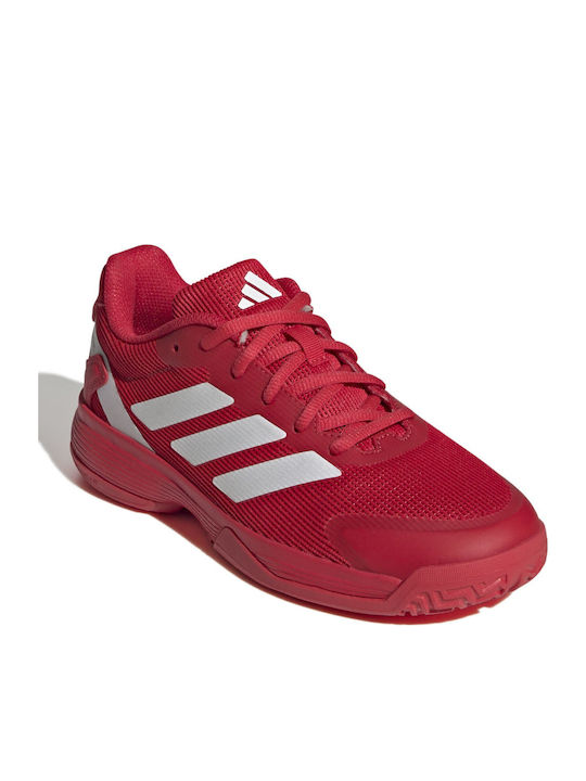 Ubersonic Kids Sports Shoes Tennis with Laces Red