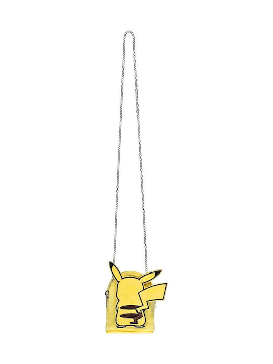 Difuzed Pikachu Детска чанта през Рамо Жълта 13брx10.5брx6.5брсм.