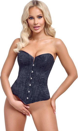 Black Lace-Up Corset