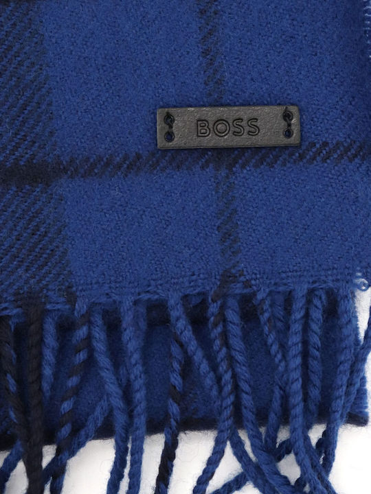 Hugo Boss Men's Scarf Blue