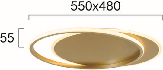 Viokef Πλαφονιέρα 55εκ. LED Viokef Πλαφονιέρα 55εκ. LED