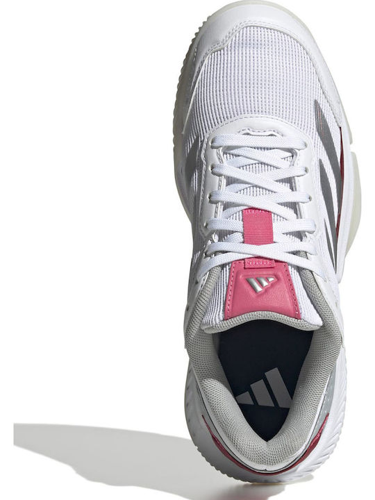 adidas Courtquick Γυναικεία Παπούτσια Padel Λευκά