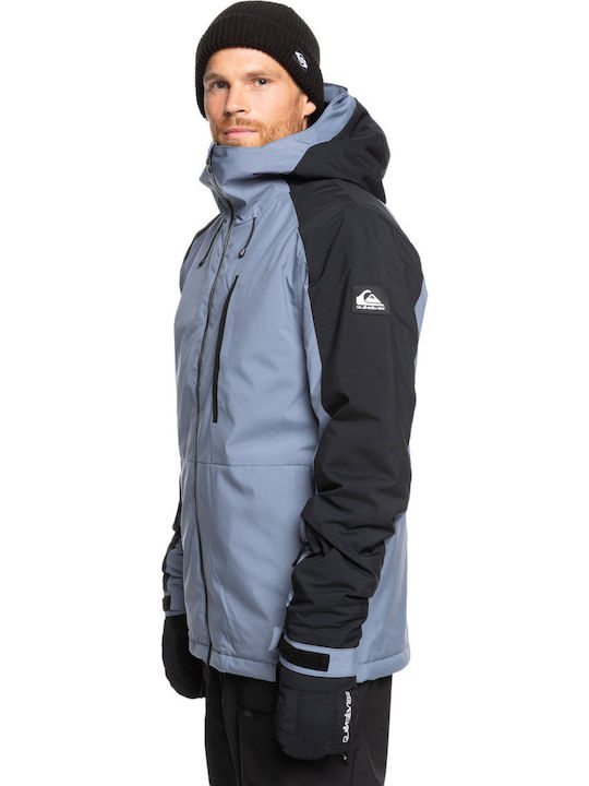 Quiksilver Mission Block EQYTJ03404-SNA0 Ανδρικό Μπουφάν για Σκι & Snowboard Γκρι
