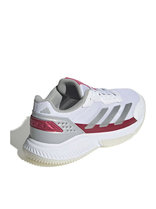 adidas Courtquick Γυναικεία Παπούτσια Padel Λευκά
