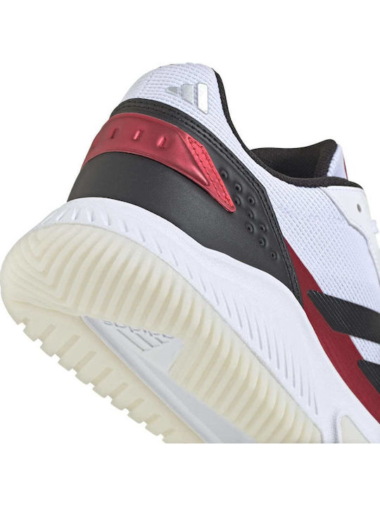 adidas Courtquick Padel-Schuhe Weiß