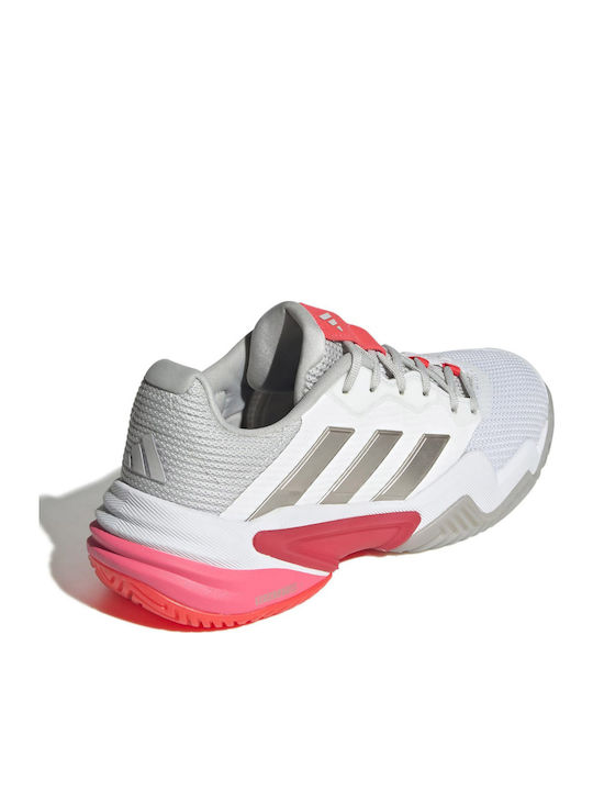 adidas Barricade 13 Γυναικεία Παπούτσια Τένις Λευκά