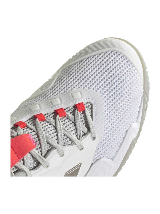 adidas Barricade 13 Γυναικεία Παπούτσια Τένις Λευκά