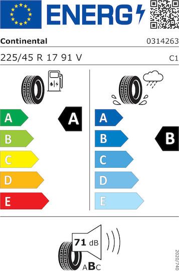 Continental EcoContact 6 225/35R17 91E-Commerce-Website Sommerreifen Reifen für Passagier Auto