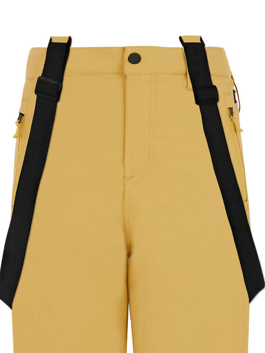 Protest Spiket 4810200-708 Kids Dungarees for Ski & Snowboard Yellow