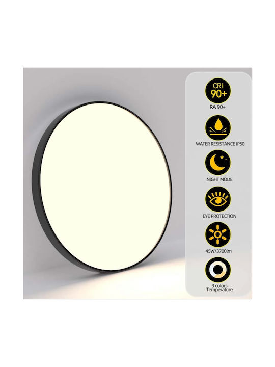 Home Lighting Πλαφονιέρα Οροφής 36εκ. Λευκή με Ενσωματωμένο LED