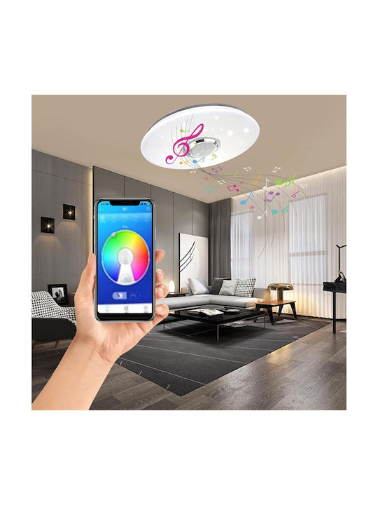 Universo Illuminazione Smart Πλαφονιέρα 50εκ. LED με Τηλεχειριστήριο Universo Illuminazione Smart Πλαφονιέρα 50εκ. LED με Τηλεχειριστήριο