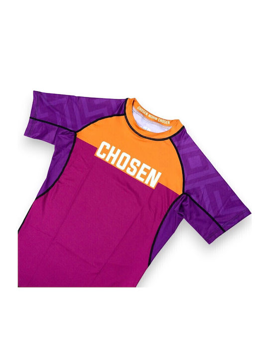 Chosen Bărbați Cu mânecă scurtă Tricou CHRS140 pentru Jiu-Jitsu Violet Chosen Bărbați Cu mânecă scurtă Tricou CHRS140 pentru Jiu-Jitsu Violet