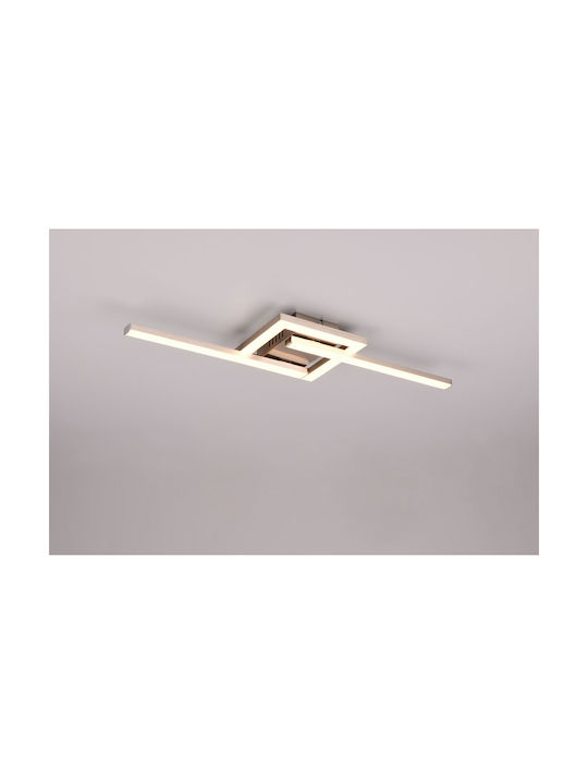 Trio Lighting Ceiling Mount Light Silver with Integrated LED