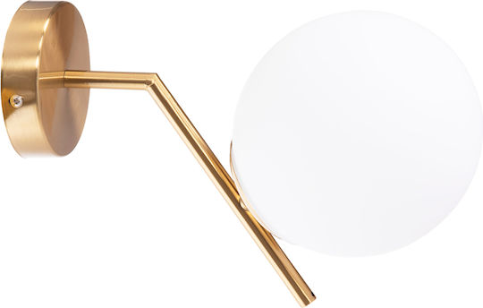 HomeMarkt Homy2 Leuchte Wand mit Fassung E27 Gold