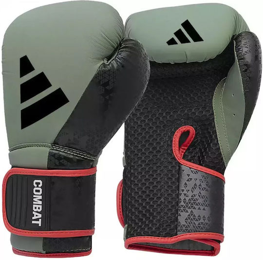 adidas Combat 50 Γάντια Πυγμαχίας για Αγώνα Πράσινα