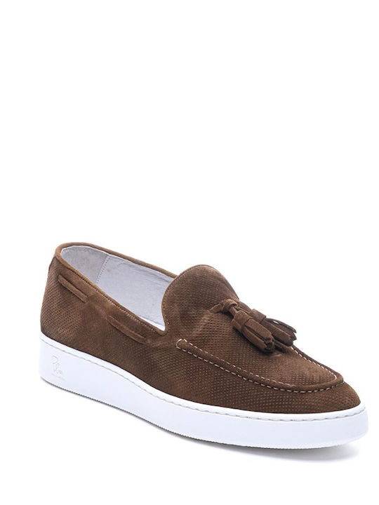 Suede Ανδρικά Loafers σε Μπεζ Χρώμα