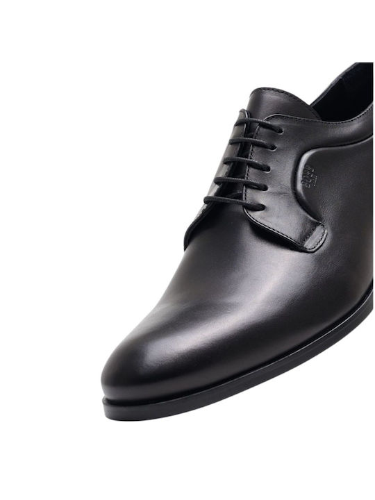 Boss Shoes Men's Leather Dress Shoes Black