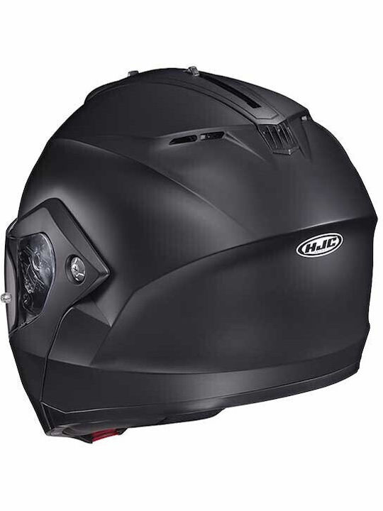 HJC C91N Semi Flat Black Motorcycle Helmet Flip-Up ECE 22.06 with Sunvisor
