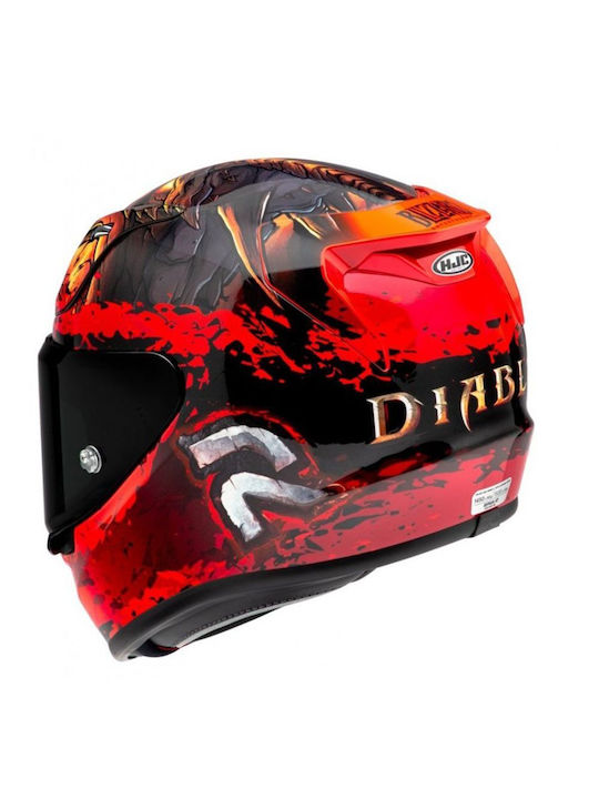 HJC RPHA12 Diablo Blizzard MC1 Κράνος Μηχανής Full Face ECE 22.06 με Pinlock 12950105-111