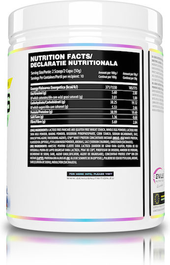 Genius Nutrition Protein Pancakes Mix Protein Molke 500gr