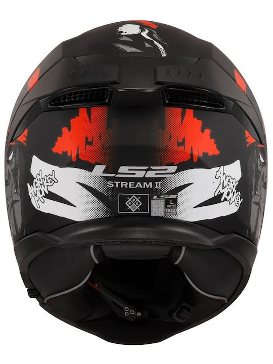 LS2 Stream Ii Motorcycle Helmet Full Face ECE 22.06 with Sunvisor