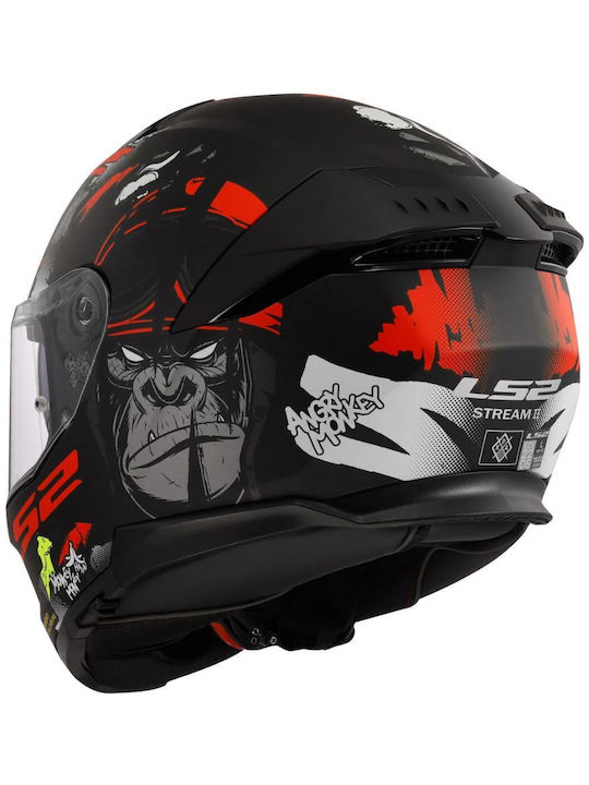 LS2 Stream Ii Motorcycle Helmet Full Face ECE 22.06 with Sunvisor