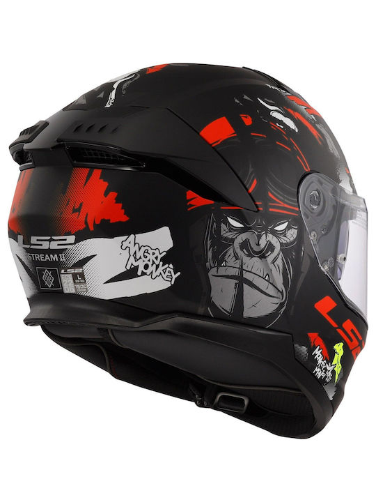 LS2 Stream Ii Motorcycle Helmet Full Face ECE 22.06 with Sunvisor