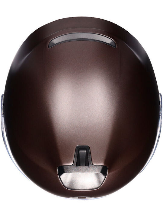AGV Irides Matt Pregiato Bronze Каска За Мотор Джет ECE 22.06 1500гр с Sunvisor