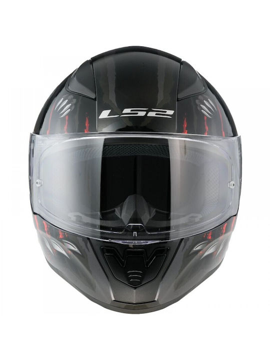 LS2 Rapid II Ff353 Claw Black Motorcycle Helmet Full Face ECE 22.06 1300gr