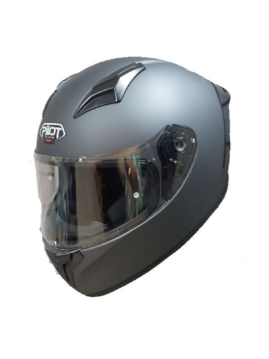 Pilot Flex Magnetic Matt Metallic Motorcycle Helmet Full Face ECE 22.06 1450gr
