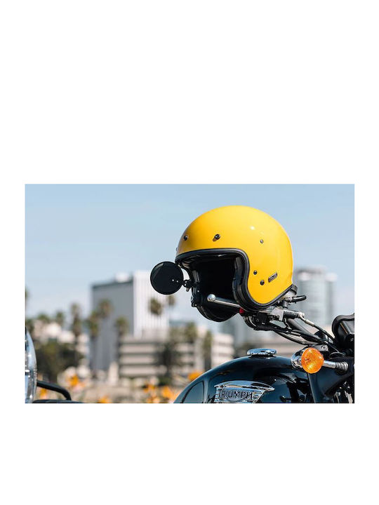 HJC V31 Deep Yellow Motorradhelm Jet ECE 22.06 mit Sonnenblende