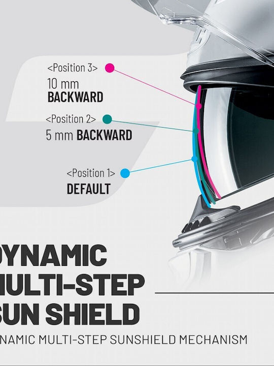 HJC F71 Bard MC1 Κράνος Μηχανής Full Face ECE 22.06 με Sunvisor