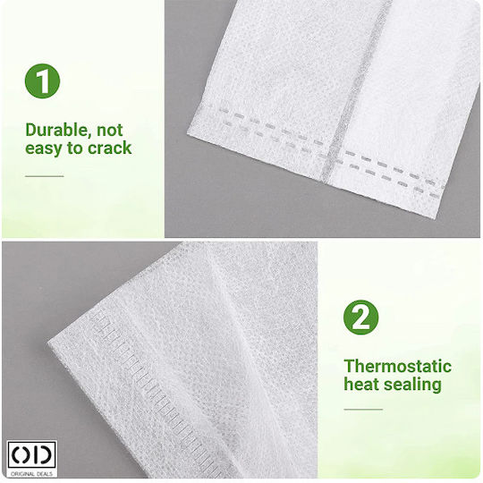 Seed Seedling Germination Bags Vegetables Fruits Premium Biodegradable Material Set 100 Pieces Size 10 X 8 Cm Original Deals