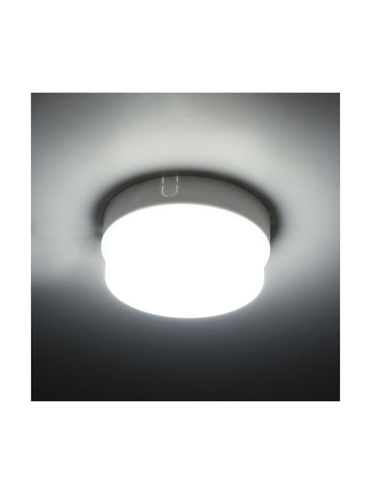 GloboStar Revano Deckenleuchte Badezimmer 12cm Weiß mit Integrierter LED