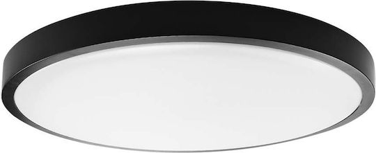 V-TAC Plafonieră de Tavan pentru Baie 29.5 cm Albă cu LED Integrat
