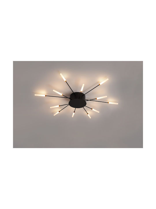 ARlight Ceiling Mount Light 80cm Black with Integrated LED
