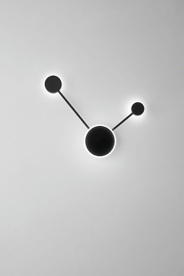 Fan Europe Lamp Wall LED Black 33x6x45cm