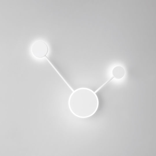 Fan Europe Modern Lamp Wall with Integrated LED and Adjustable White Light 33x6x45cm