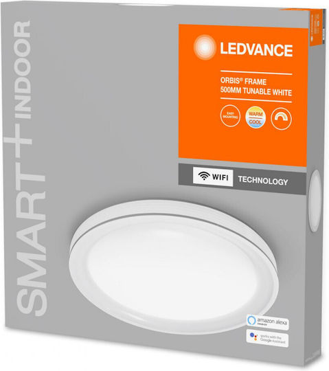 Ledvance Orbis Frame Smart Deckenleuchte 50cm Weiß mit Integrierter LED