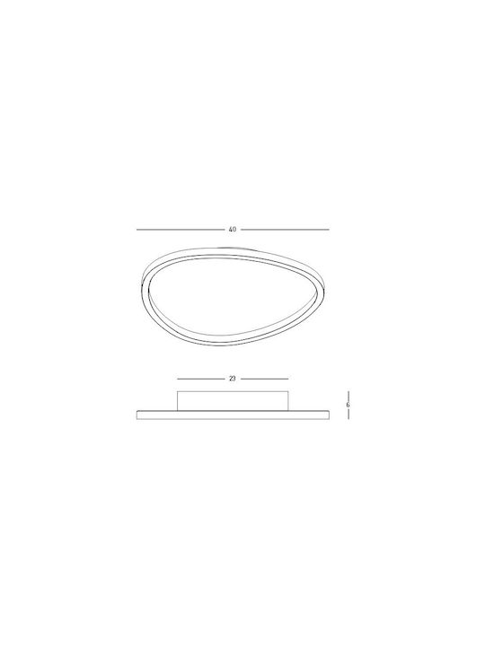 Zambelis Lights Ceiling Light 40cm LED
