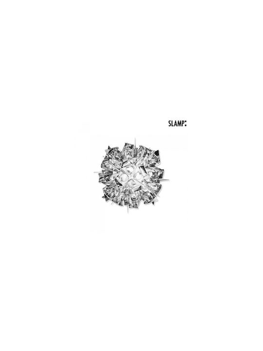 Slamp Veli Mini Ceiling Mount Light Silver with Socket E14