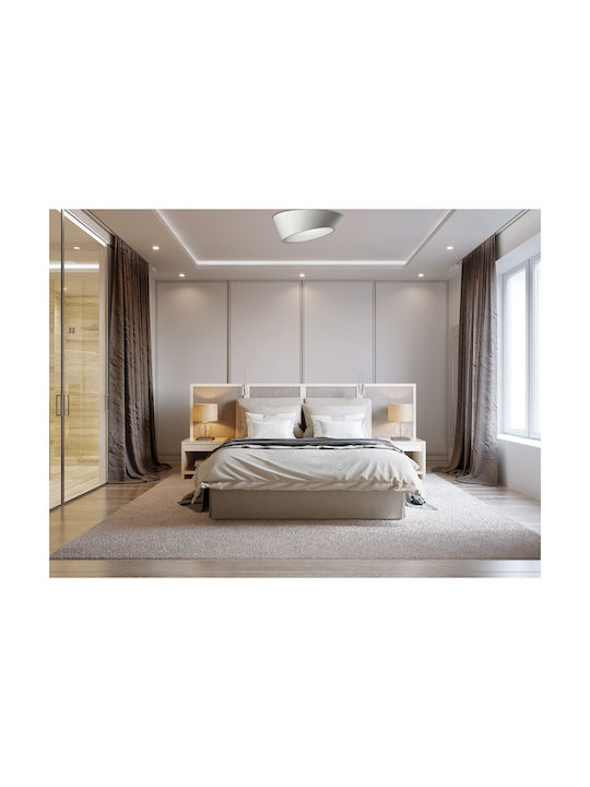 VK Lighting Ceiling Mount Light 45cm White with Socket GU10