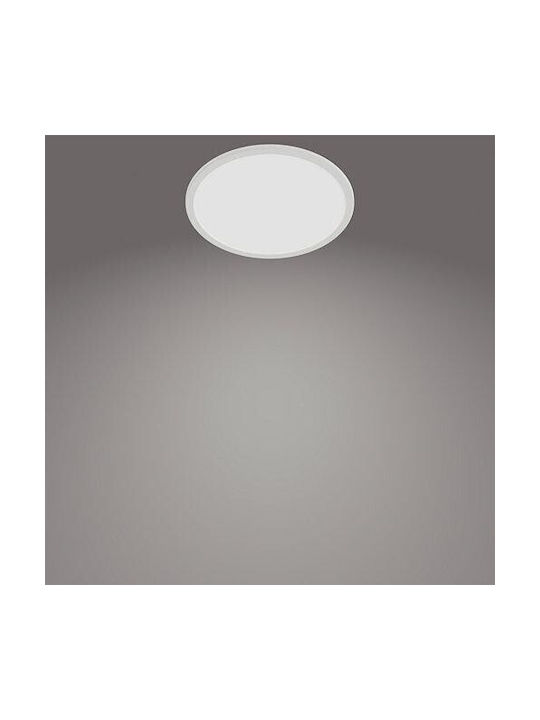 Philips Ceiling Mount Light Bathroom 25cm White with Integrated LED and Remote Control