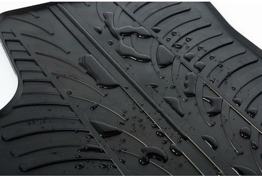 Set of Front and Rear Mats 4pcs for Seat Exeo Audi A4 2001 2006 Black