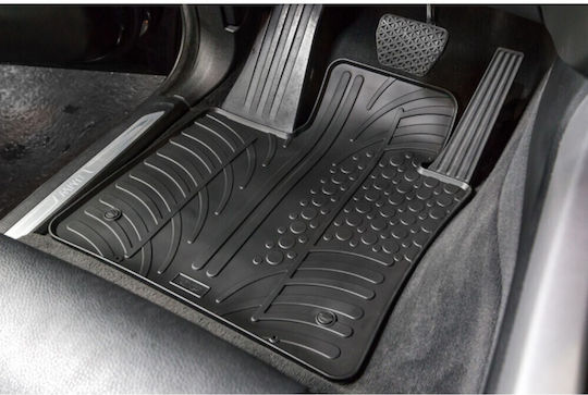 Set of Front and Rear Mats 4pcs for Seat Exeo Audi A4 2001 2006 Black
