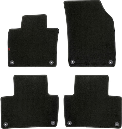 Lampa Set of Front and Rear Mats 4pcs for Volvo XC 90 Black